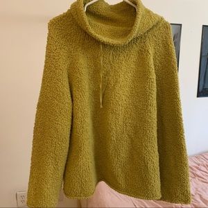 oversized wool turtleneck sweater